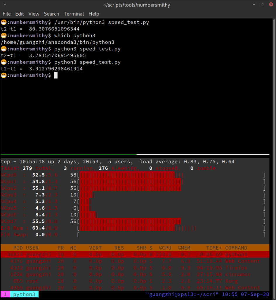 anaconda vs python app